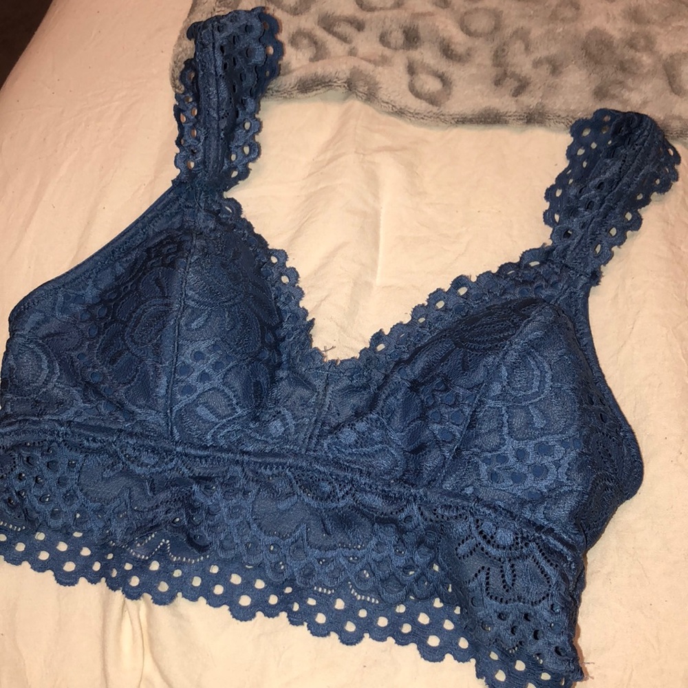 Adorable blue bralette worn once
